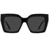 Jimmy Choo Eleni 807 IR Black Sunglasses 53/20/145